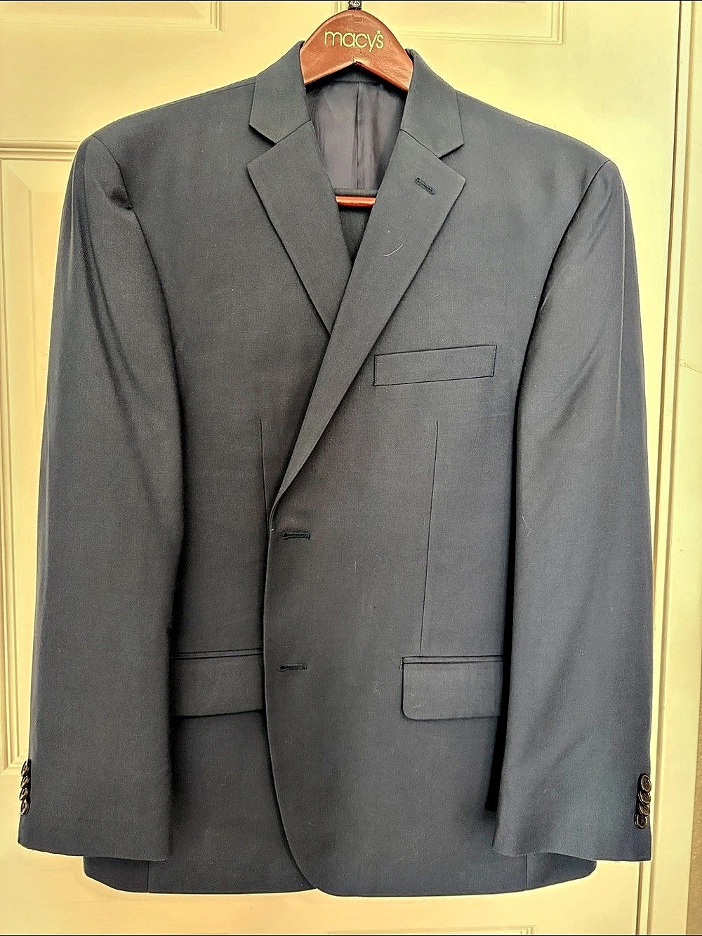 Michael Kors Men's Suit Navy Blue Waist 42S, 36W x 30L NWOT